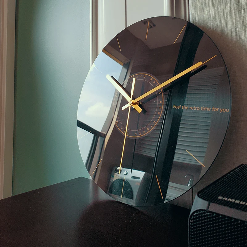Luxury Lifestyle Homes - Luxury Silent Wall Clock Living Room
