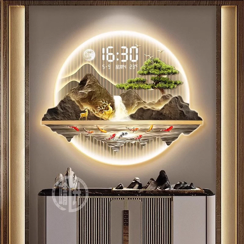 Chinese Style Design Wall Cloc - Luxury Lifestyle Homes 评论和价格