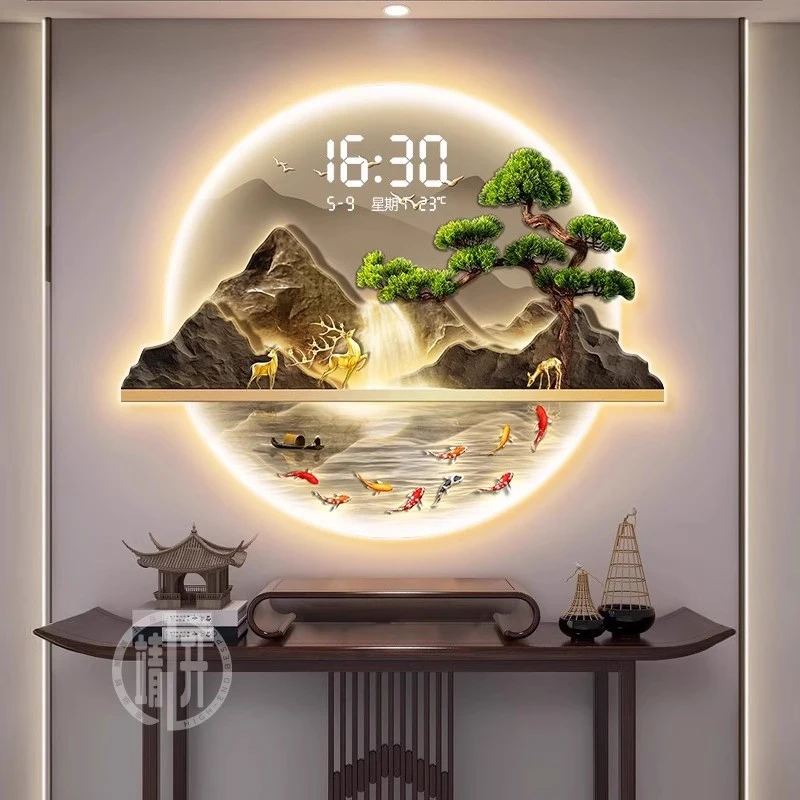 Chinese Style Design Wall Cloc - Luxury Lifestyle Homes 评论和价格
