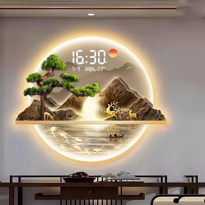 Chinese Style Design Wall Cloc - Luxury Lifestyle Homes 评论和价格